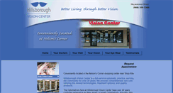 Desktop Screenshot of hillsboroughvisioncenternj.com