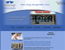 Tablet Screenshot of hillsboroughvisioncenternj.com